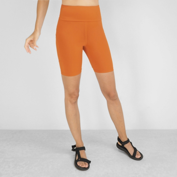 Pocket bike shorts - orange